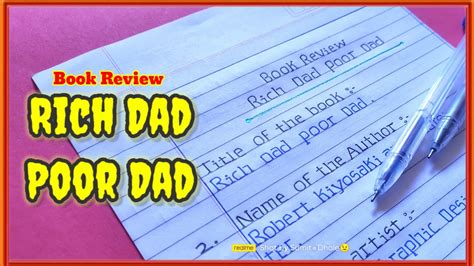 Book Review Rich Dad Poor Dad Summary Viral Youtube