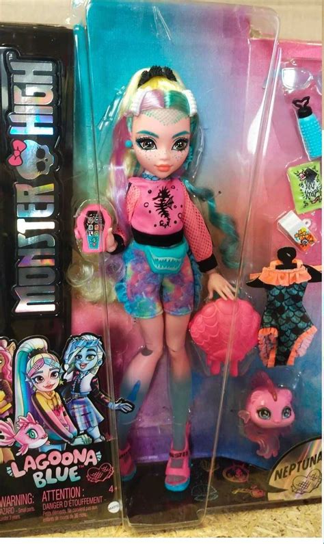 Mattel Monster High Lalka Lagoona Blue Upiorna Lalka Wi Tniki G Rne