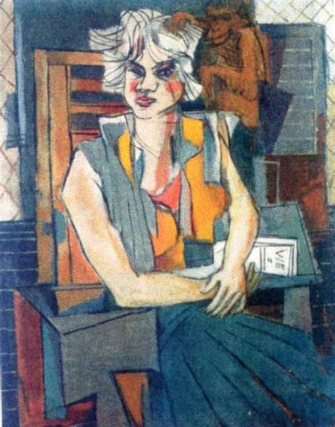 Girl Portrait 1930 Marcel Janco