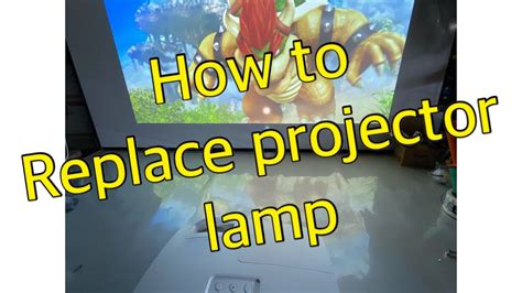 How To Replace Lamp Bulb For Optoma EH415ST Short Throw Projector YouTube