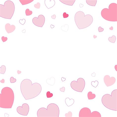 Free Vector | Pink hearts background design vector