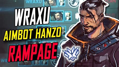 wraxu solo carry wraxu rank  hanzo overwatch season  top