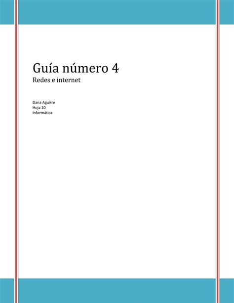 Guia De Investigacion Numero Pdf