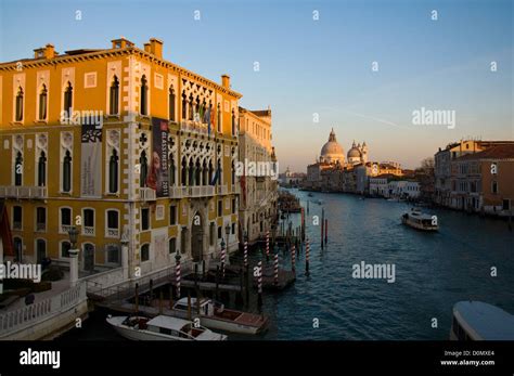 Evening Light On The Grand Canal Looking Towards Basillica Di Santa