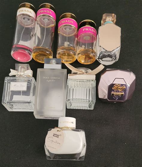 Kit Perfumes Importados Vazios Produto Feminino Importados Usado