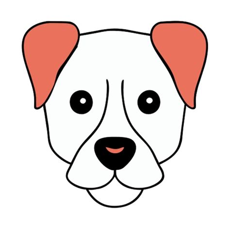El Icono Del Perro Vector Premium
