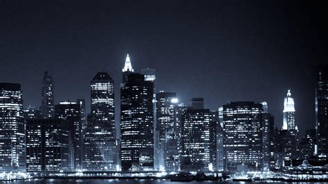 Manhattan Night Skyline Wallpapers Top Free Manhattan Night Skyline