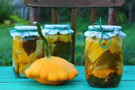 Маринованные патиссоны - пошаговый рецепт с фото (23134 просмотра)