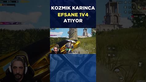 Kozmik Karınca Efsane 1vs4 Atıyor shorts pubgmobile YouTube