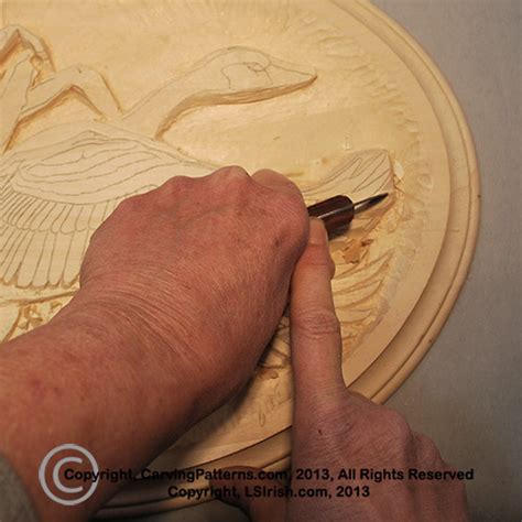 In Depth Free Online Relief Wood Carving Canada Goose Project By L S