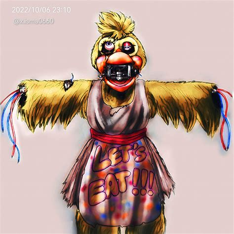 Dibujo De Withered Chica Versi N Realista Fnaf Amino Espa Ol