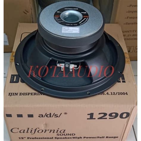 Jual SPEAKER ADS FULL RANGE 12 INCH 600 WATT 1290 ADS 1290 Shopee