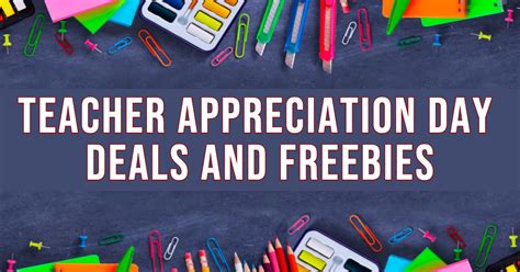 Teacher Appreciation Day Discounts Catlee Alvinia