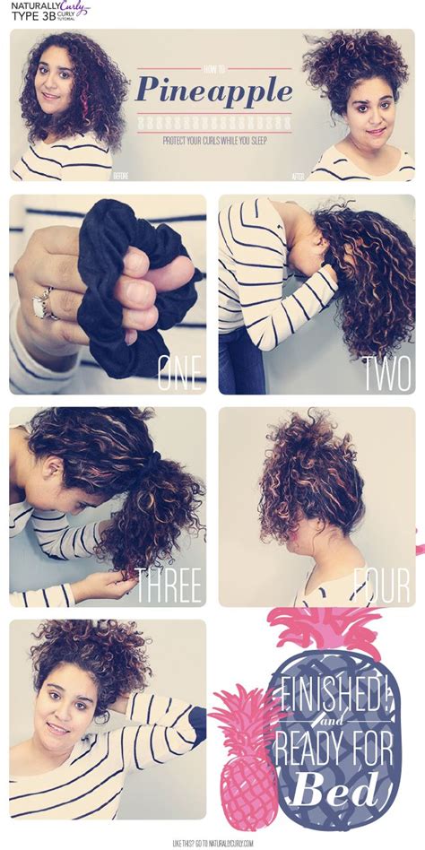 How To Do A Pineapple For Curly Hair - Best Simple Hairstyles for Every ...