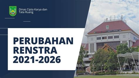 Perubahan Renstra 2021 S D 2026 Dinas Cipta Karya Dan Tata Ruang Kota