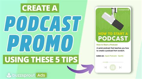 Use Podcast Promos To Grow Your Podcast Buzzsprout Ads Youtube