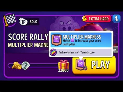 Multiplier Madness Rainbow Score Rally Solo Challenge Cleo