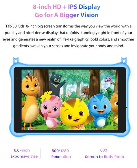 Blackview Tab 50 Kids 8" Quad-core 3+64GB Children Edition Tablet ...