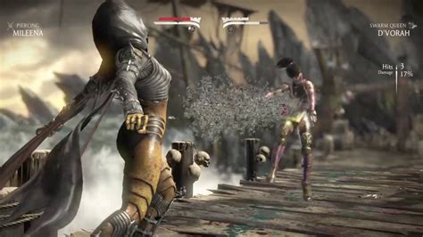 Mortal Kombat X Mileena Vs D Vorah Youtube