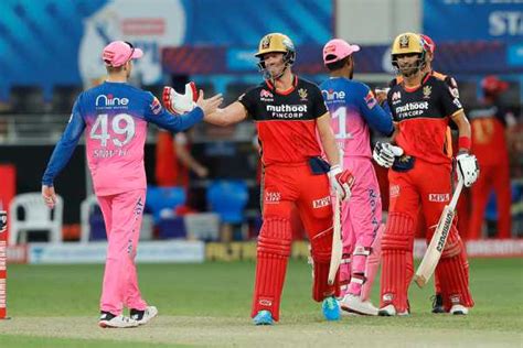 Live Cricket Score Rr Vs Rcb Match 33 Ipl 2020