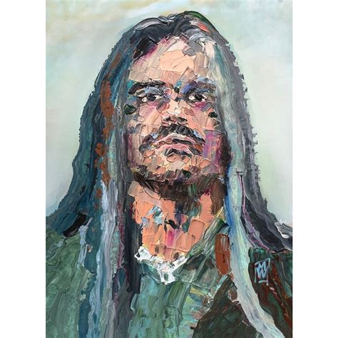 Adam Jones Guitarist of TOOL original portrait art — Mike Wehner Art