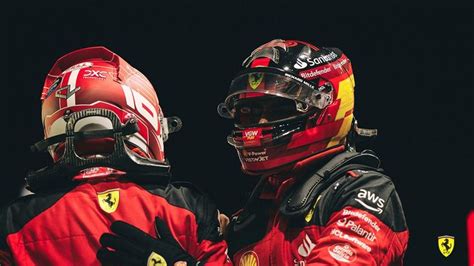 Charles Leclerc and Carlos Sainz | Formula 1, F1 racing poster, Ferrari f1