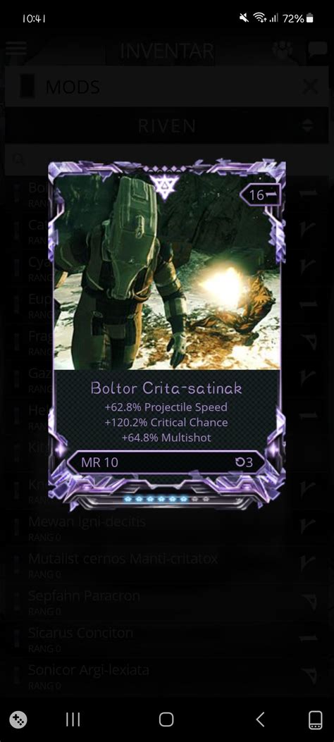 [Q][Riven] Price Check on this CC-MS Boltor Riven [PC] : r/wartrade