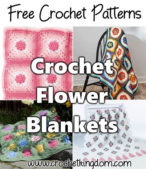 7 Crochet Flower Blanket Patterns Free to Download Now!