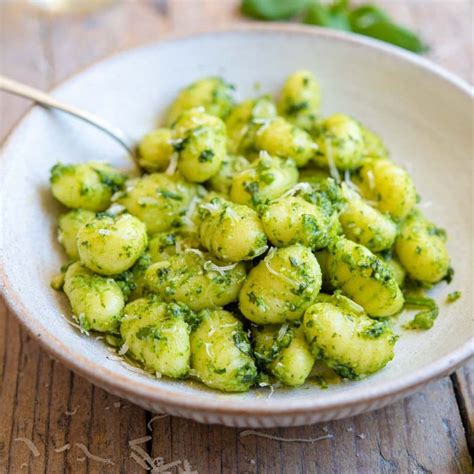 Easy Pesto Gnocchi Inside The Rustic Kitchen