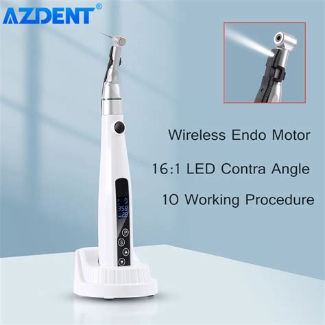 Azdent Dental Endo Motor Y Smart Led Ngulo Contra Padr O Tipos