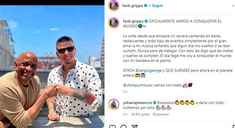 Farik Grippa Anuncia Que Firm Para Sergio George Y Recuerda Sus