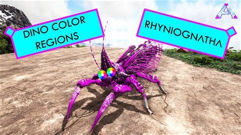 Ark Dinosaur Color Regions Rhyniognatha Spawn Codes In