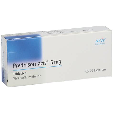 Prednison Acis 5Mg 20 St Mit Dem E Rezept Kaufen Shop Apotheke