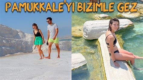 Pamukkale Travertenleri Antik Havuzda Y Zd K Hierapolis Antik Kenti