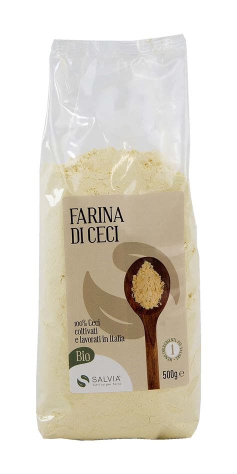 Farina Di Ceci Bianchi Bio 500g SALVIA Tutti Su Per Terra