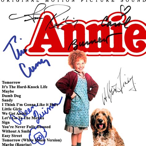 Annie - Original Motion Picture Soundtrack Gold LP Limited Signature E ...