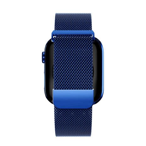 Bracelet Milanais Loop Apple Watch Bleu Braceletsmartwatch Fr