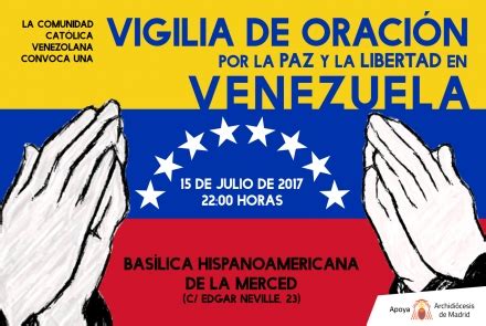 Vigilia de oración por Venezuela ACTUALIDAD CATOLICA