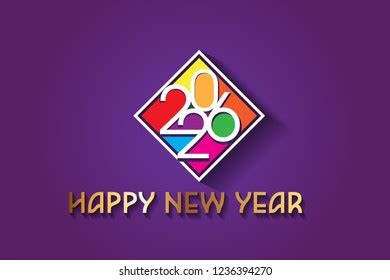 Happy New Year 2026 Design Stock Vector (Royalty Free) 1236394288 ...