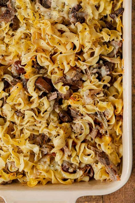 French Onion Beef Noodle Bake Leftovers Recipe Dinner Then Dessert