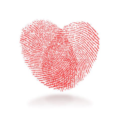 Red Fingerprint Heart Shape By Mqworks On Deviantart