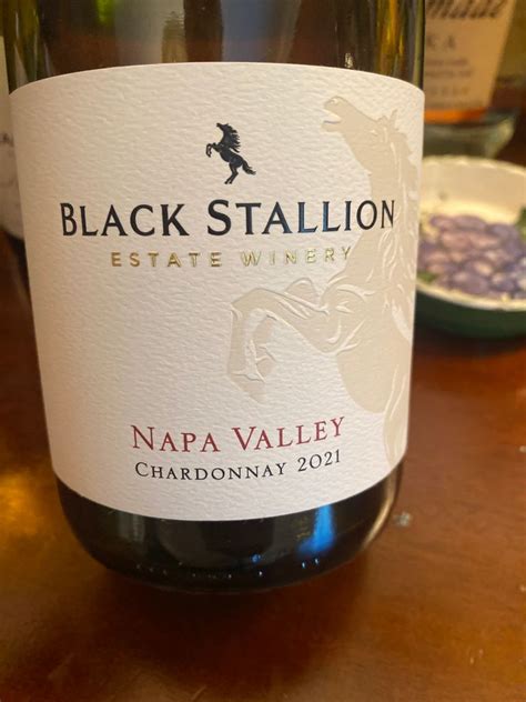 2022 Black Stallion Estate Winery Chardonnay Usa California Napa