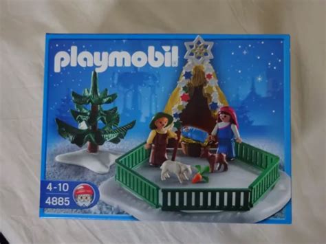 PLAYMOBIL SCÈNE DE la nativité crèche vivante enfants neige thème Noël