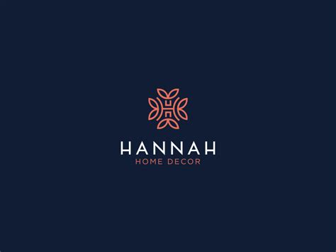 Logo For Hannah Home Decor Logo Inspiration Modern Logo Logo