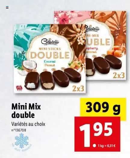 Promo Mini Mix Double Chez Lidl Icatalogue Fr