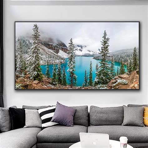 5D Diamond Painting Kit Paysage De Montagne Enneigé Diy Diamond