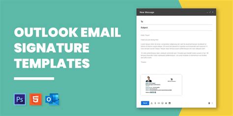 40 Outlook Email Signature Templates Samples, Examples, 53% OFF