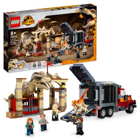 Конструктор LEGO Jurassic World Побег атроцираптора и тираннозавра 466 ...