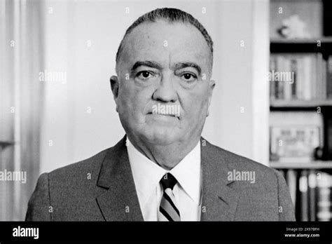 Le Directeur Du Fbi J Edgar Hoover 1895 1972 En Septembre 1961