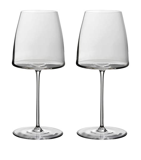 Villeroy And Boch Set Of 2 Crystal Metrochic White Wine Glasses 125ml Harrods Uk